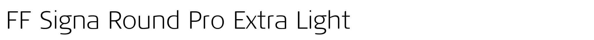FF Signa Round Pro Extra Light image